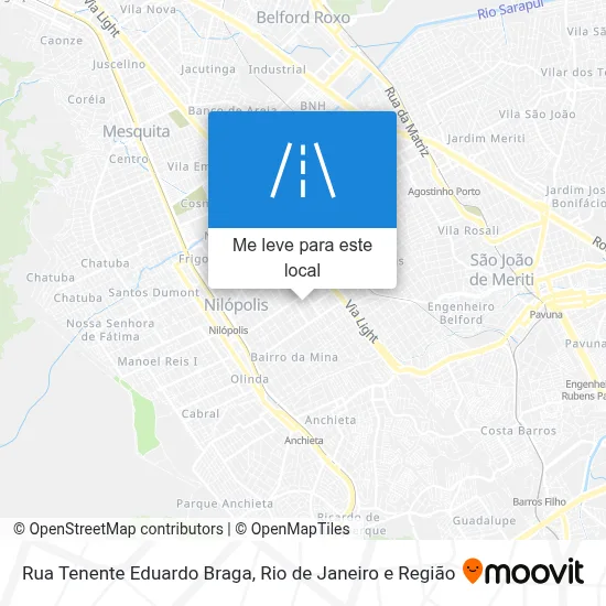Rua Tenente Eduardo Braga mapa