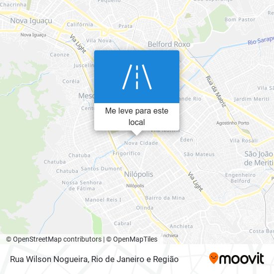 Rua Wilson Nogueira mapa
