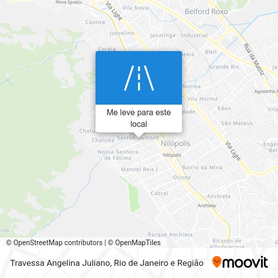 Travessa Angelina Juliano mapa