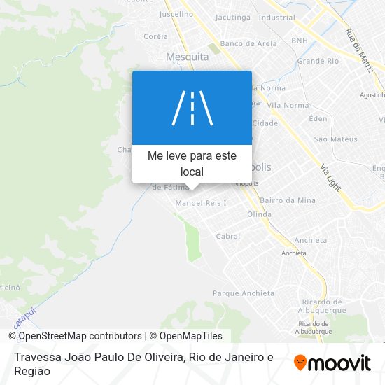 Travessa João Paulo De Oliveira mapa