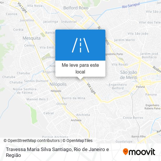 Travessa Maria Silva Santiago mapa