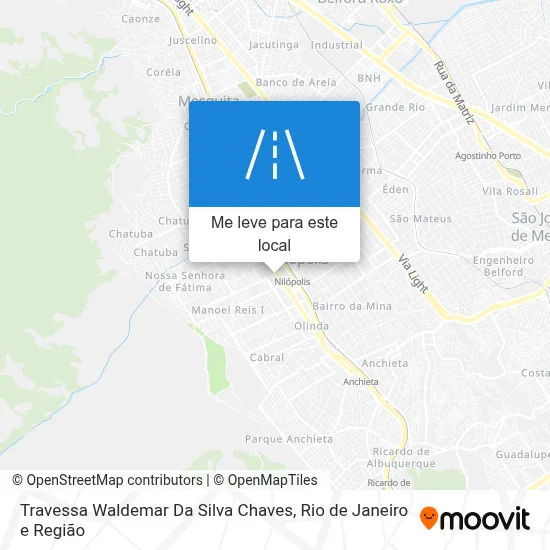 Travessa Waldemar Da Silva Chaves mapa