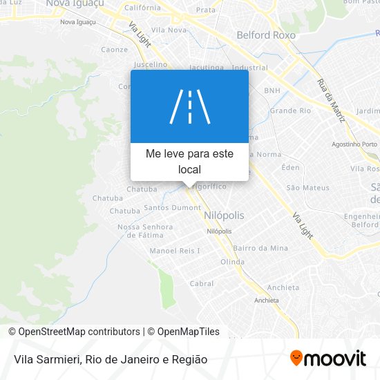 Vila Sarmieri mapa