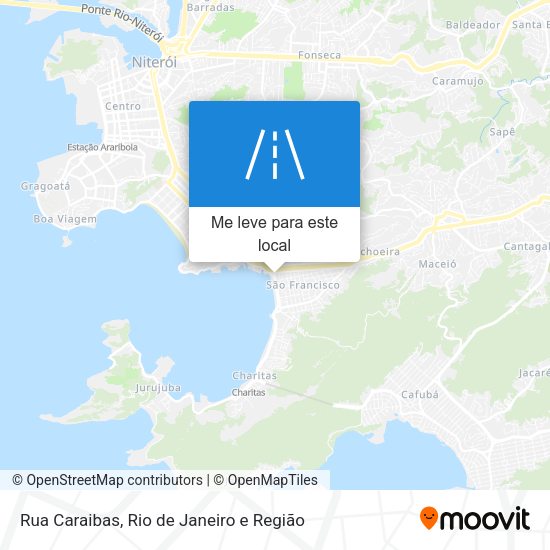 Rua Caraibas mapa