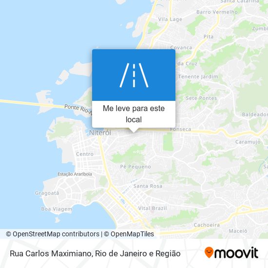 Rua Carlos Maximiano mapa