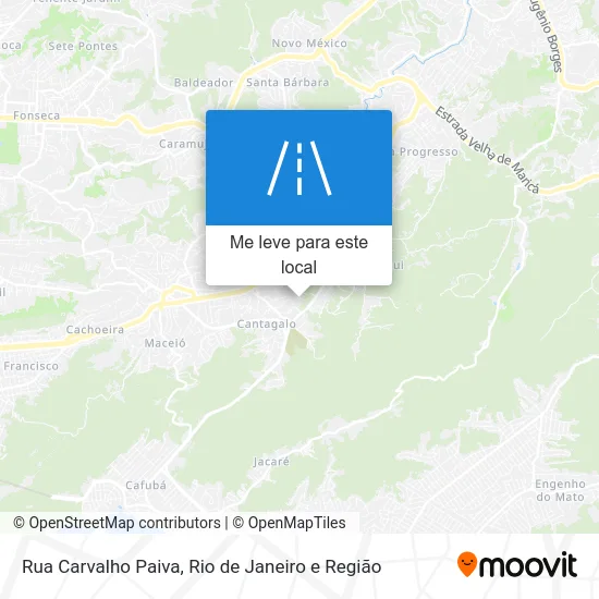 Rua Carvalho Paiva mapa