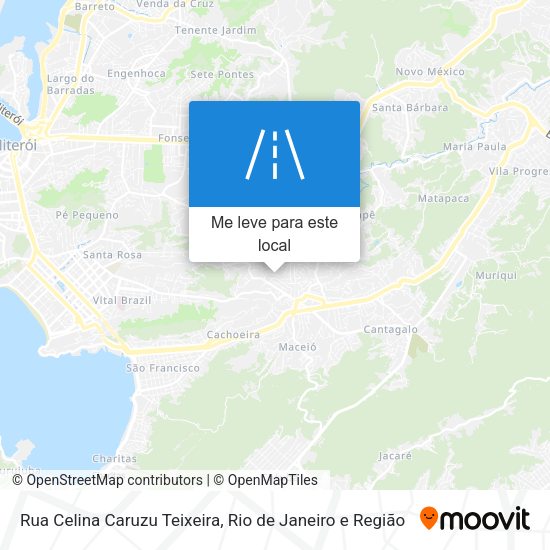 Rua Celina Caruzu Teixeira mapa