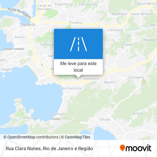 Rua Clara Nunes mapa