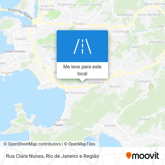 Rua Clara Nunes mapa