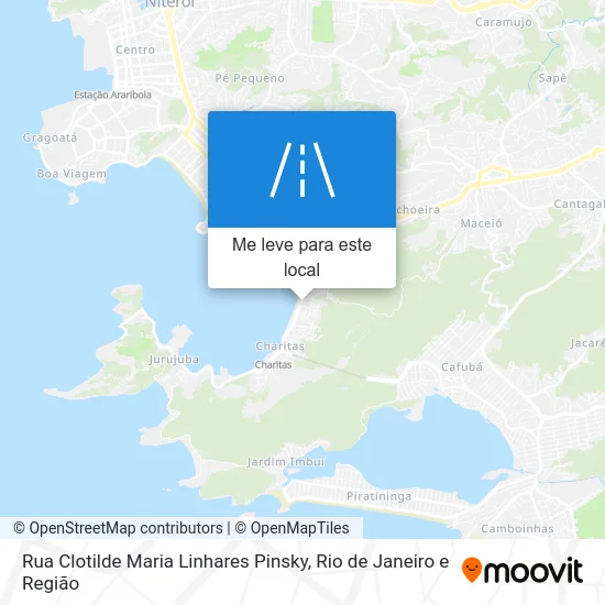 Rua Clotilde Maria Linhares Pinsky mapa