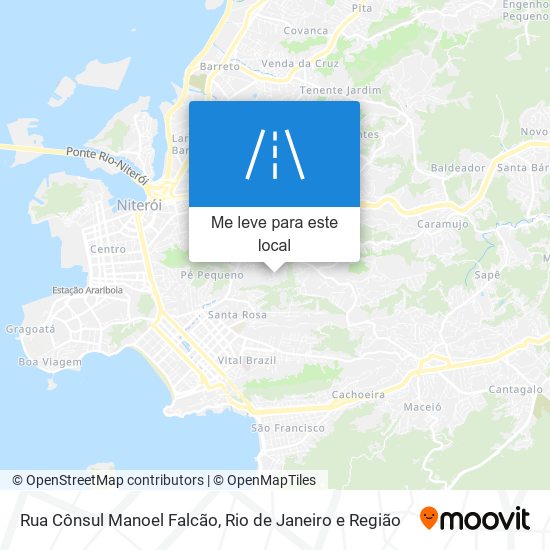 Rua Cônsul Manoel Falcão mapa