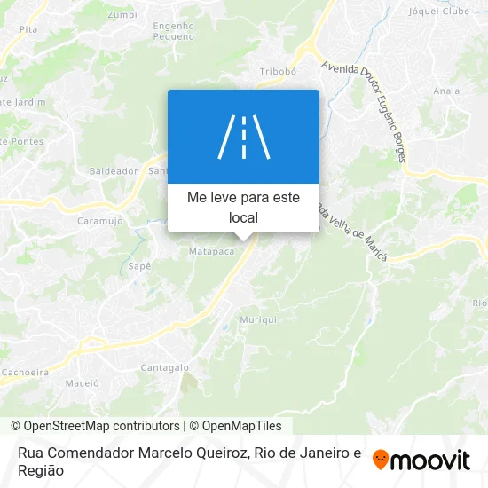 Rua Comendador Marcelo Queiroz mapa