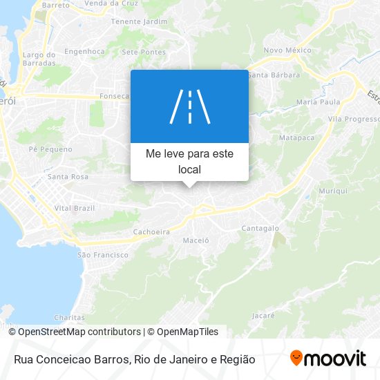 Rua Conceicao Barros mapa