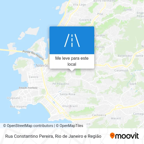 Rua Constantino Pereira mapa