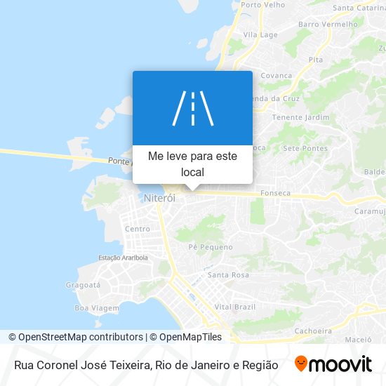 Rua Coronel José Teixeira mapa