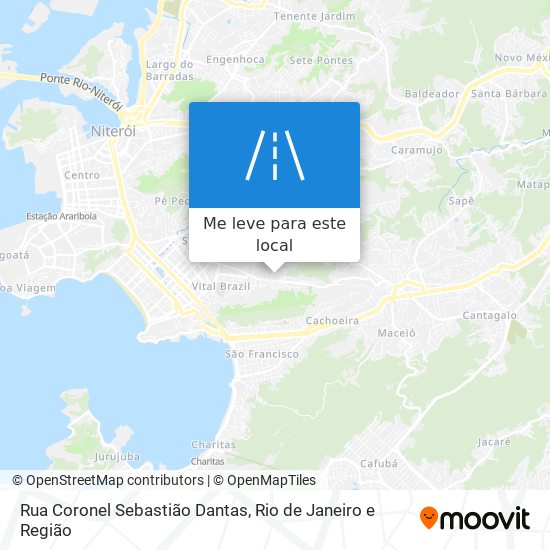 Rua Coronel Sebastião Dantas mapa