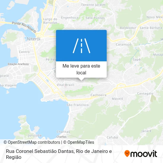 Rua Coronel Sebastião Dantas mapa