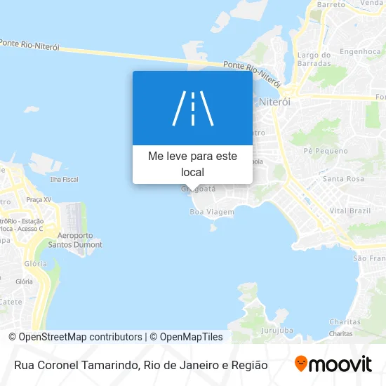 Rua Coronel Tamarindo mapa