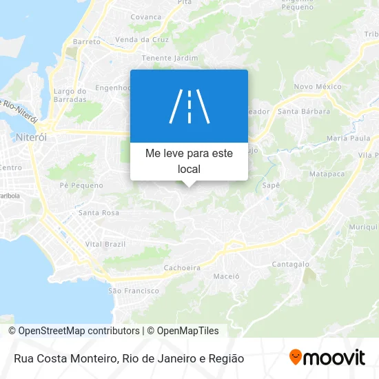 Rua Costa Monteiro mapa