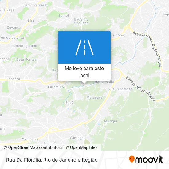 Rua Da Florália mapa