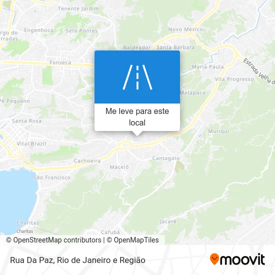 Rua Da Paz mapa