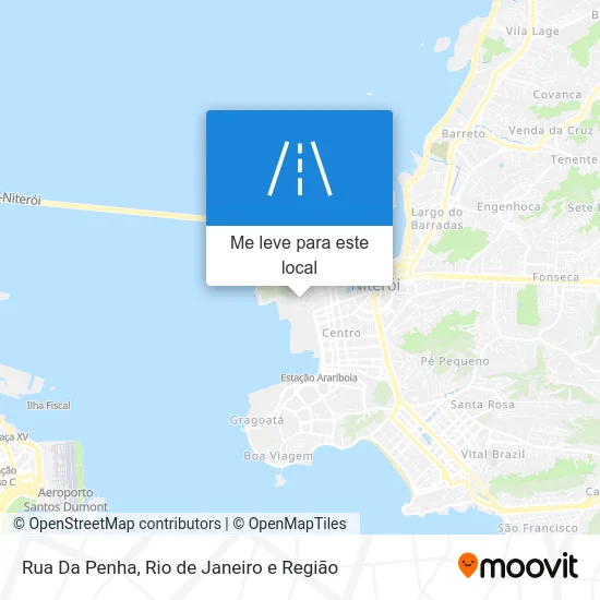 Rua Da Penha mapa