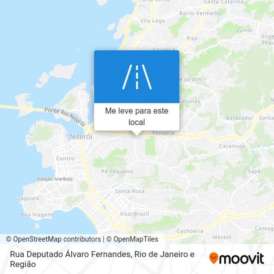 Rua Deputado Álvaro Fernandes mapa
