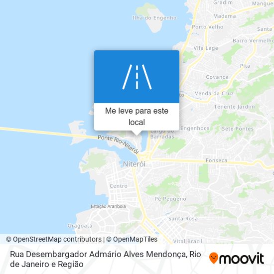 Rua Desembargador Admário Alves Mendonça mapa