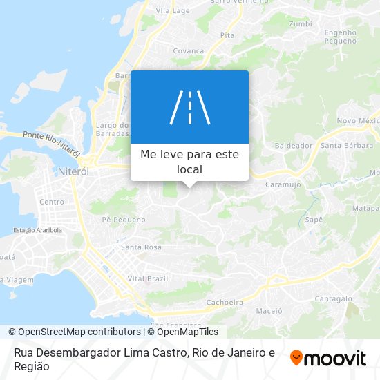 Rua Desembargador Lima Castro mapa