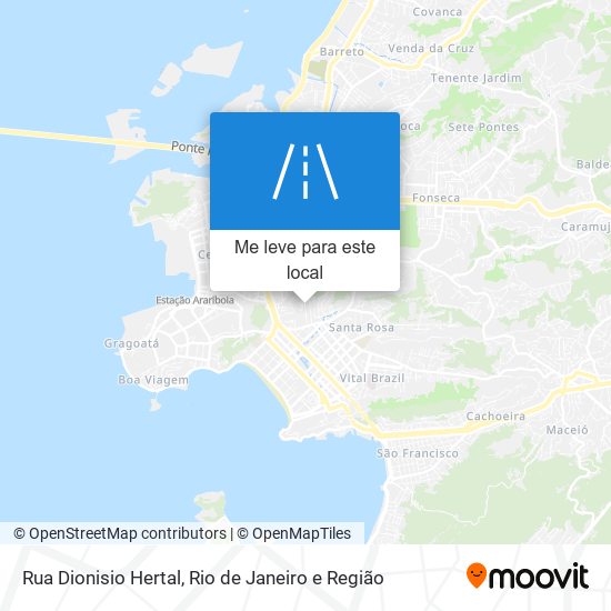 Rua Dionisio Hertal mapa