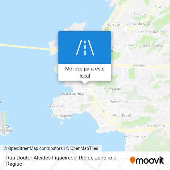 Rua Doutor Alcides Figueiredo mapa
