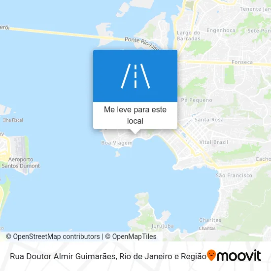 Rua Doutor Almir Guimarães mapa