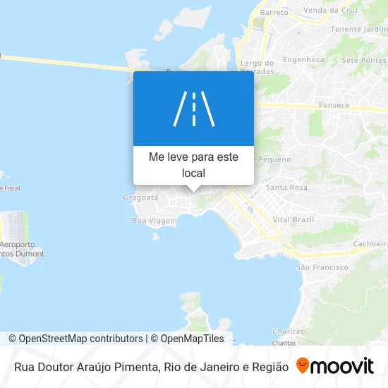 Rua Doutor Araújo Pimenta mapa