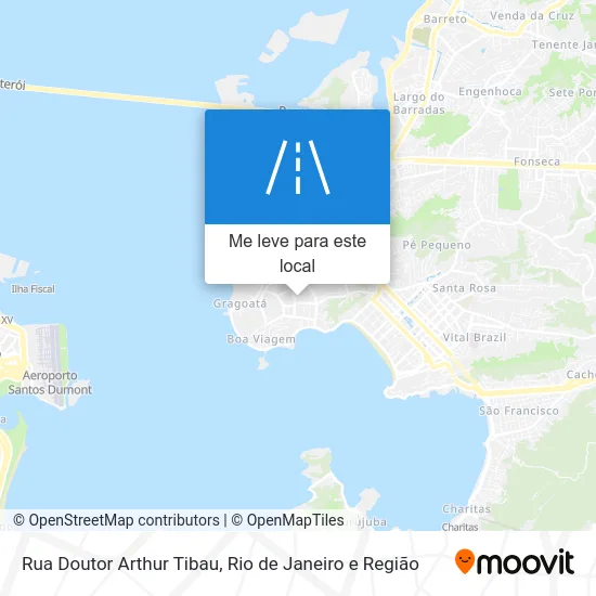 Rua Doutor Arthur Tibau mapa