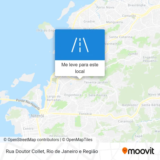 Rua Doutor Collet mapa