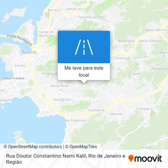 Rua Doutor Constantino Nami Kalil mapa