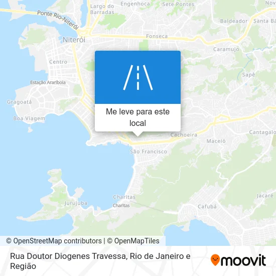Rua Doutor Diogenes Travessa mapa