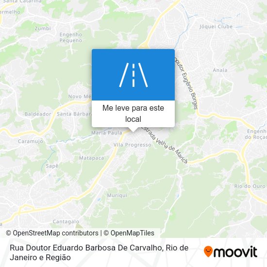 Rua Doutor Eduardo Barbosa De Carvalho mapa