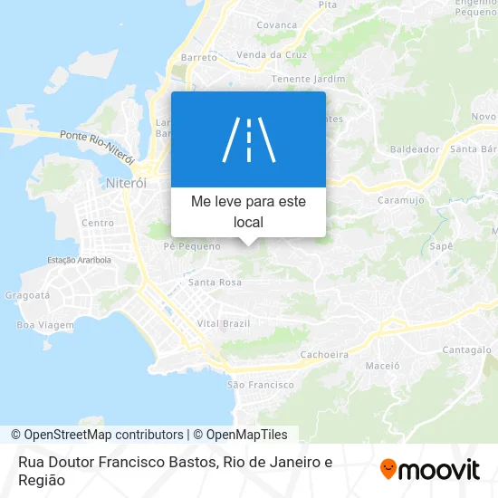 Rua Doutor Francisco Bastos mapa