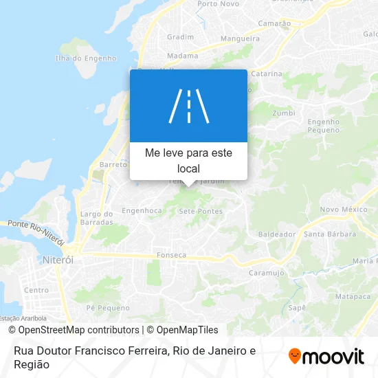 Rua Doutor Francisco Ferreira mapa