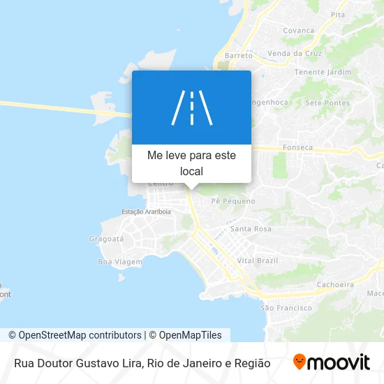 Rua Doutor Gustavo Lira mapa