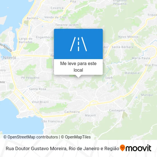 Rua Doutor Gustavo Moreira mapa