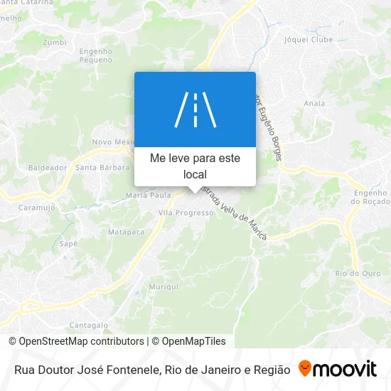 Rua Doutor José Fontenele mapa