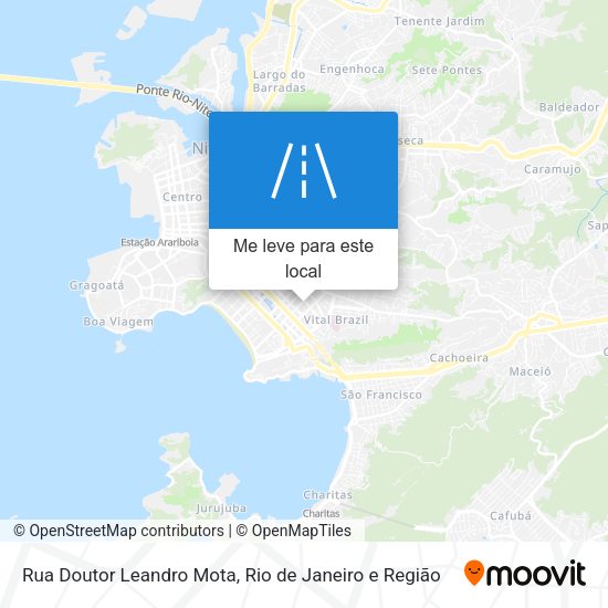 Rua Doutor Leandro Mota mapa