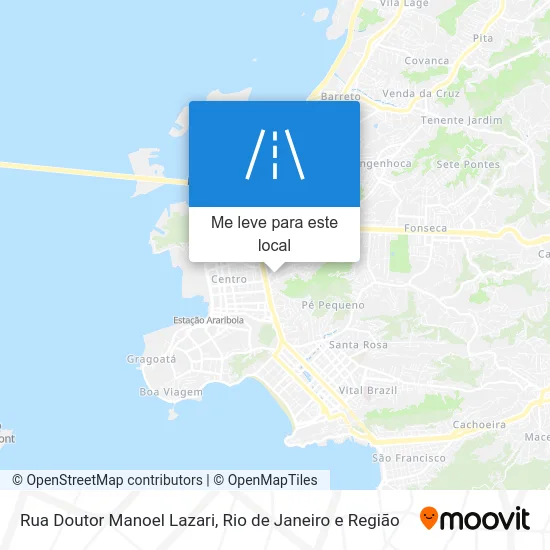 Rua Doutor Manoel Lazari mapa