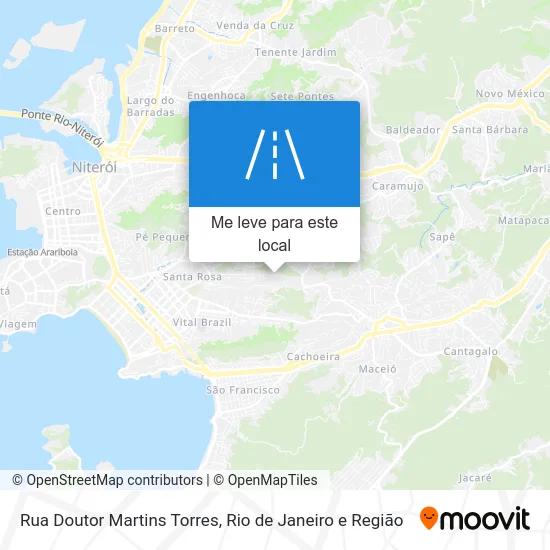 Rua Doutor Martins Torres mapa