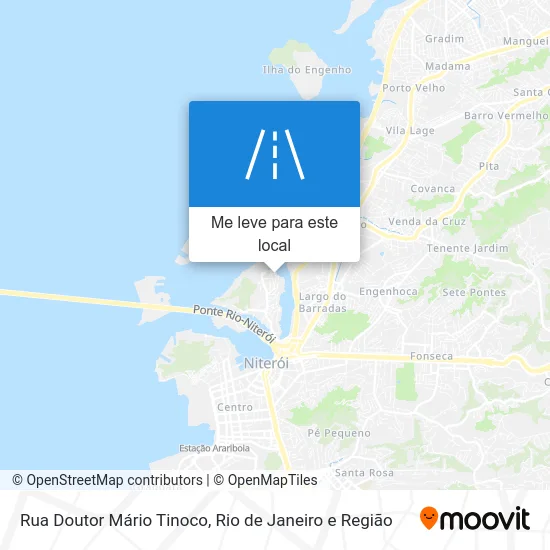 Rua Doutor Mário Tinoco mapa