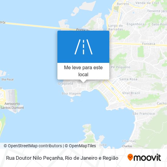 Rua Doutor Nilo Peçanha mapa