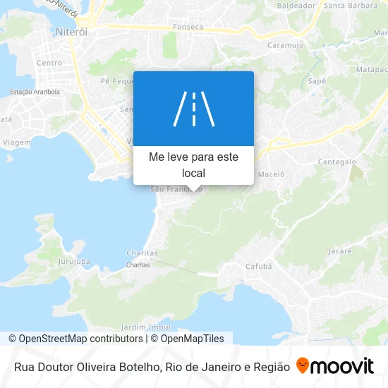Rua Doutor Oliveira Botelho mapa