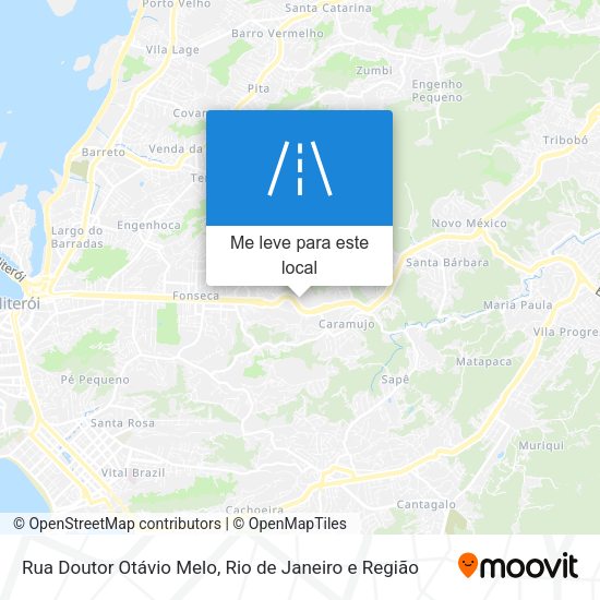 Rua Doutor Otávio Melo mapa